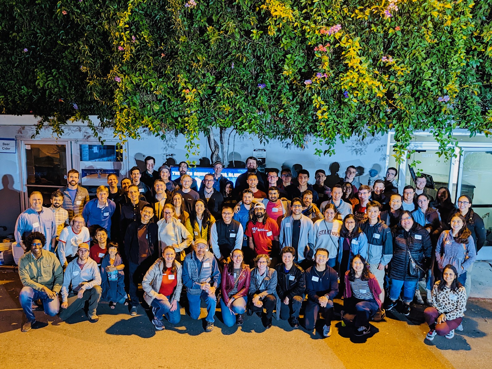 Stanford University Annual ME218 BBQ Group Picture